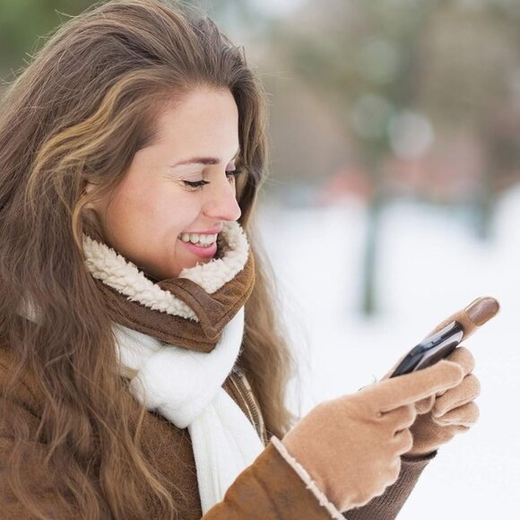 3 Pairs Womens Gloves Winter Touchscreen Texting Phone Windproof Gloves Warm Fle - Picture 6 of 7